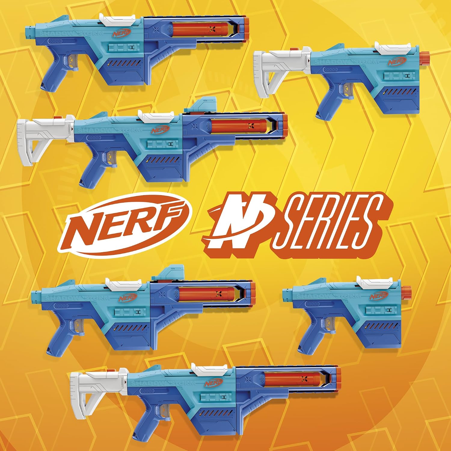 Lançador Nerf N Series Shadow Storm com Apoiador Removível — foto 3