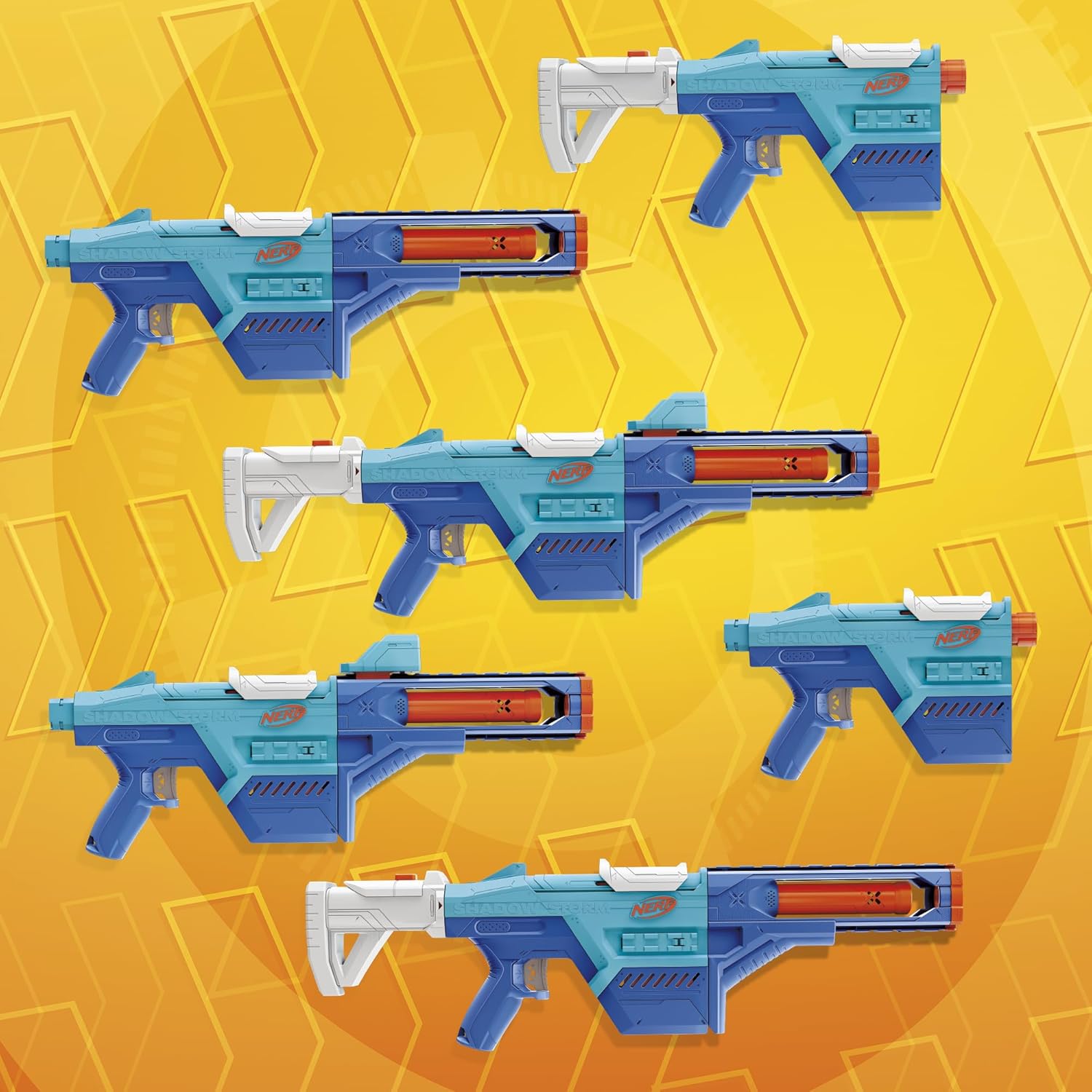 Lançador Nerf N Series Shadow Storm com Apoiador Removível — foto 7