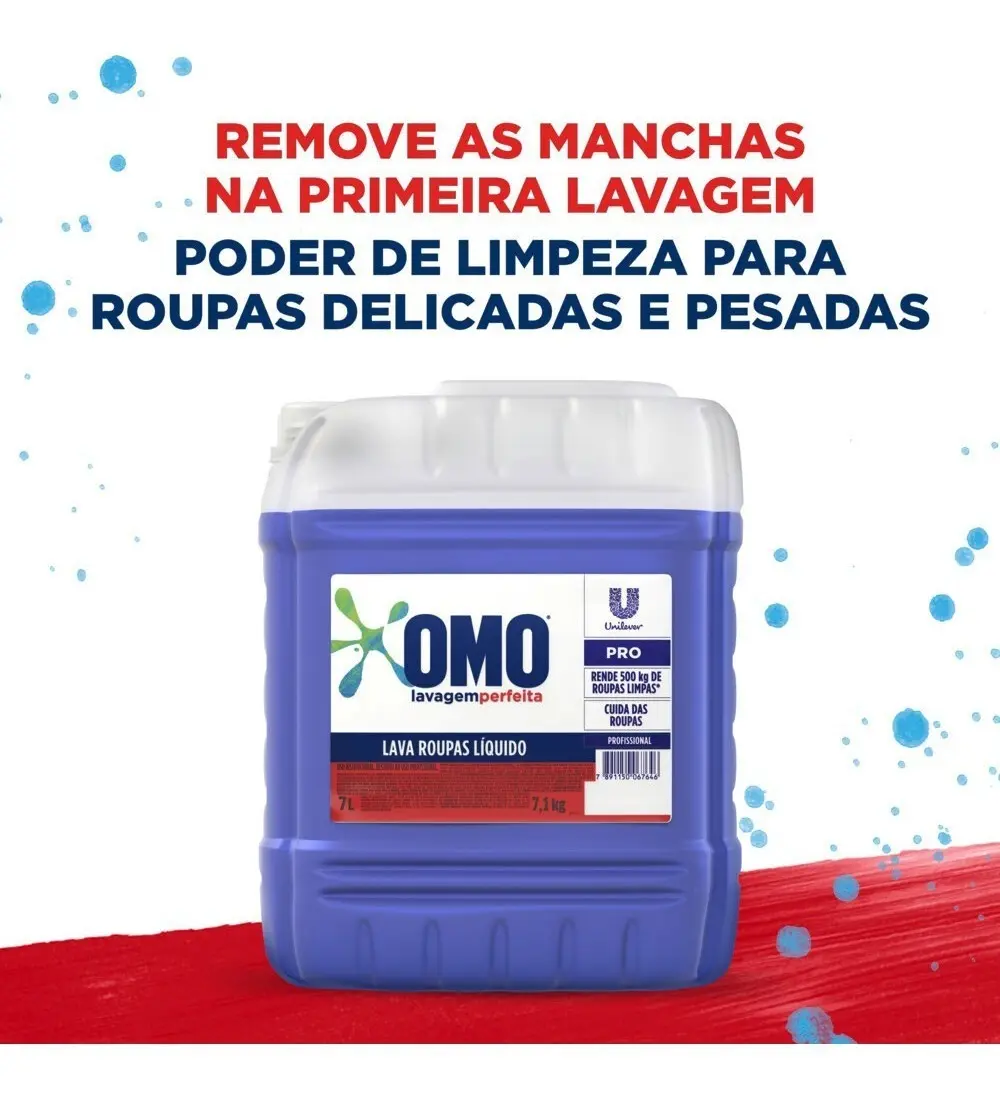 Sabão Líquido OMO Lavagem Perfeita 7 Litros — foto 2