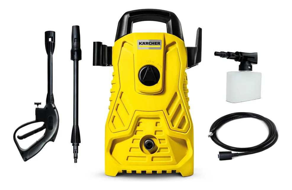 Lavadora de Alta Pressão Kärcher Compacta 1500 PSI 1400W 300L/h com Aplicador de Detergente 127V