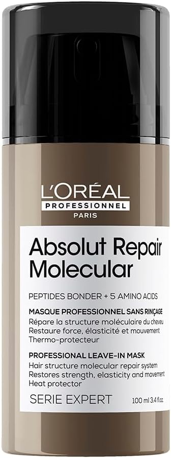 Leave-in L'Oréal Professionnel Absolut Repair Molecular 100ml - Repara e Restaura