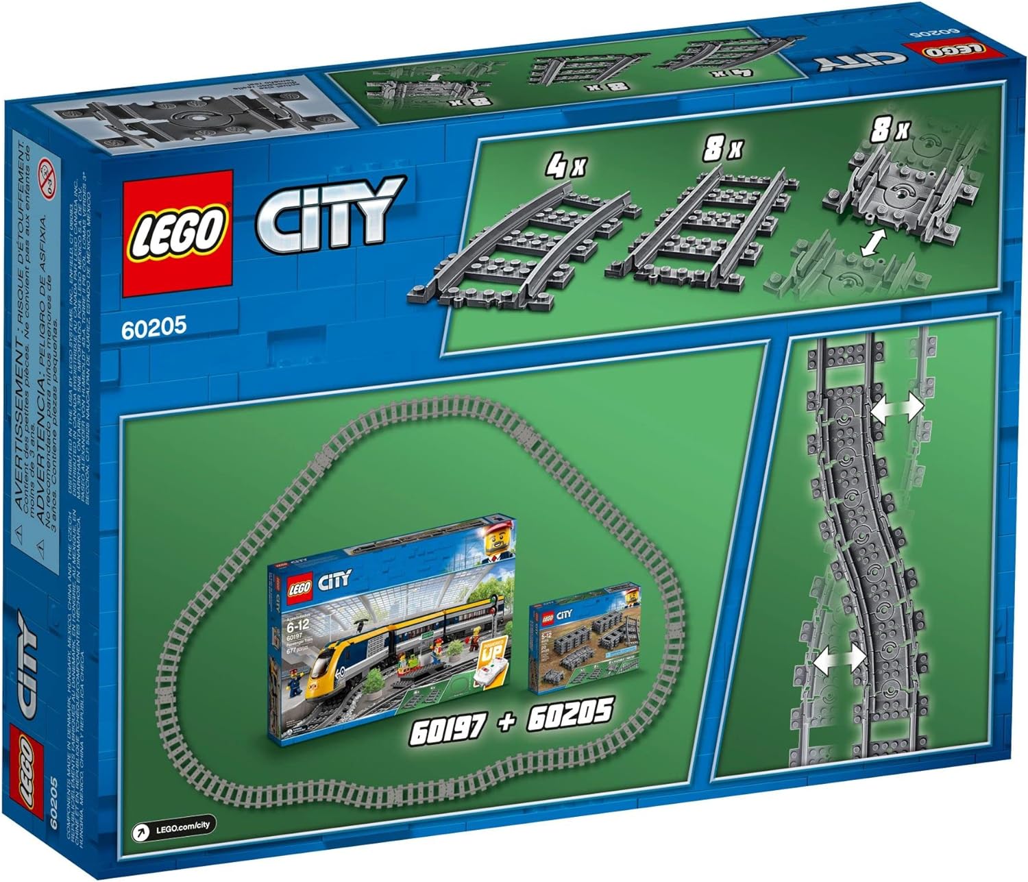 LEGO City 60205 Trilhos - Kit de Construção com 20 Peças — foto 3