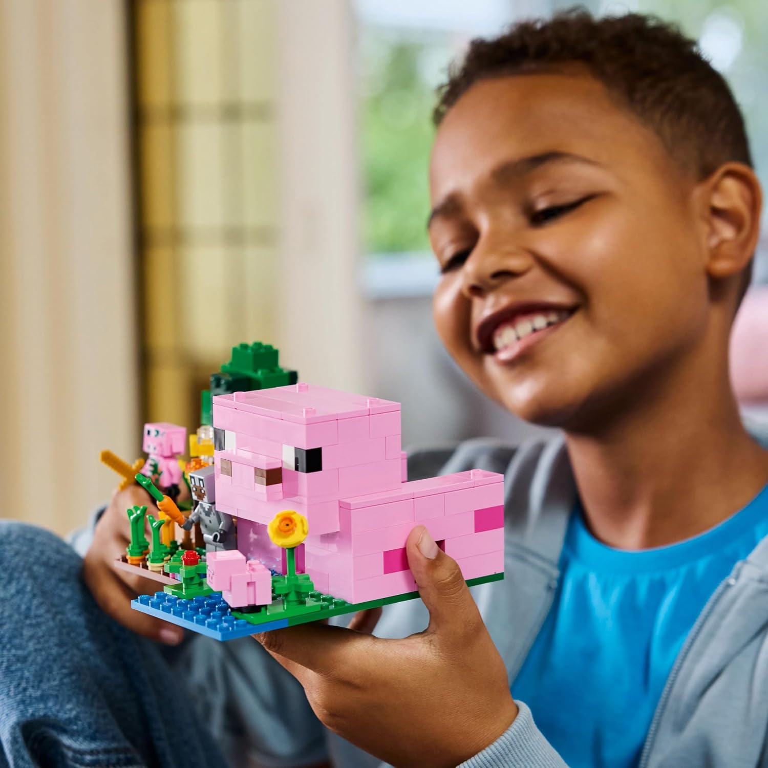 LEGO Minecraft A Casa do Porco Bebê - 238 Peças — foto 6