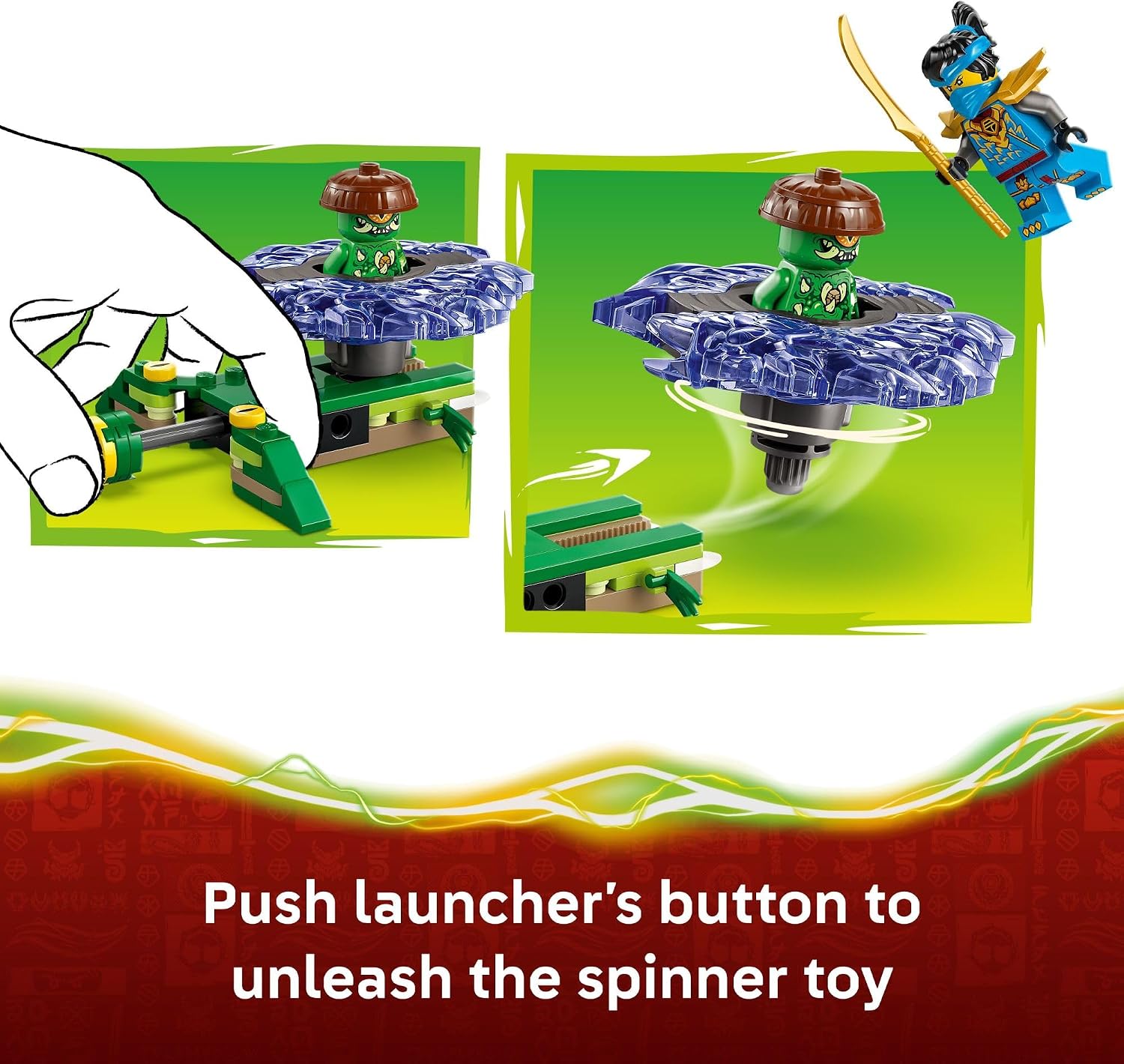 LEGO NINJAGO Nya vs. Girador de Monstro Mutante - Brinquedo 71849 — foto 3