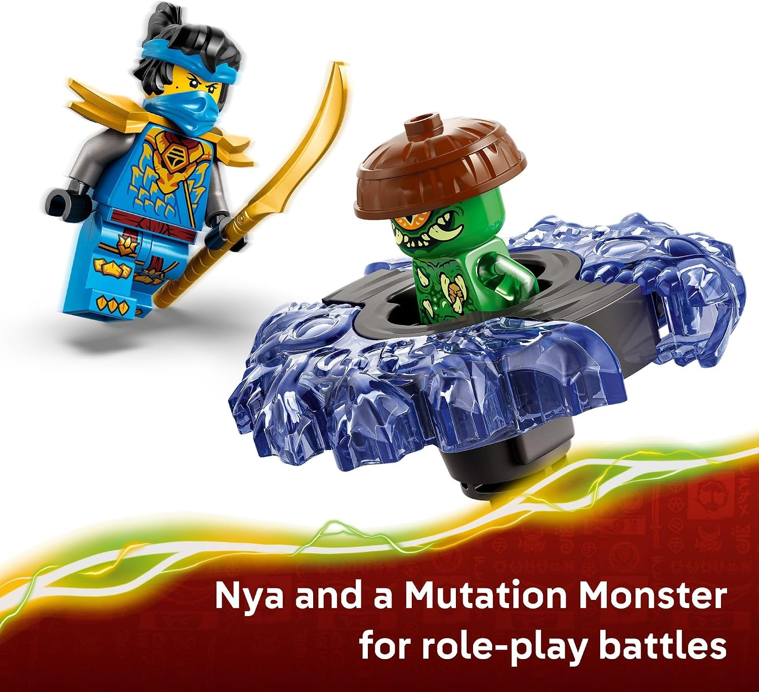 LEGO NINJAGO Nya vs. Girador de Monstro Mutante - Brinquedo 71849 — foto 5