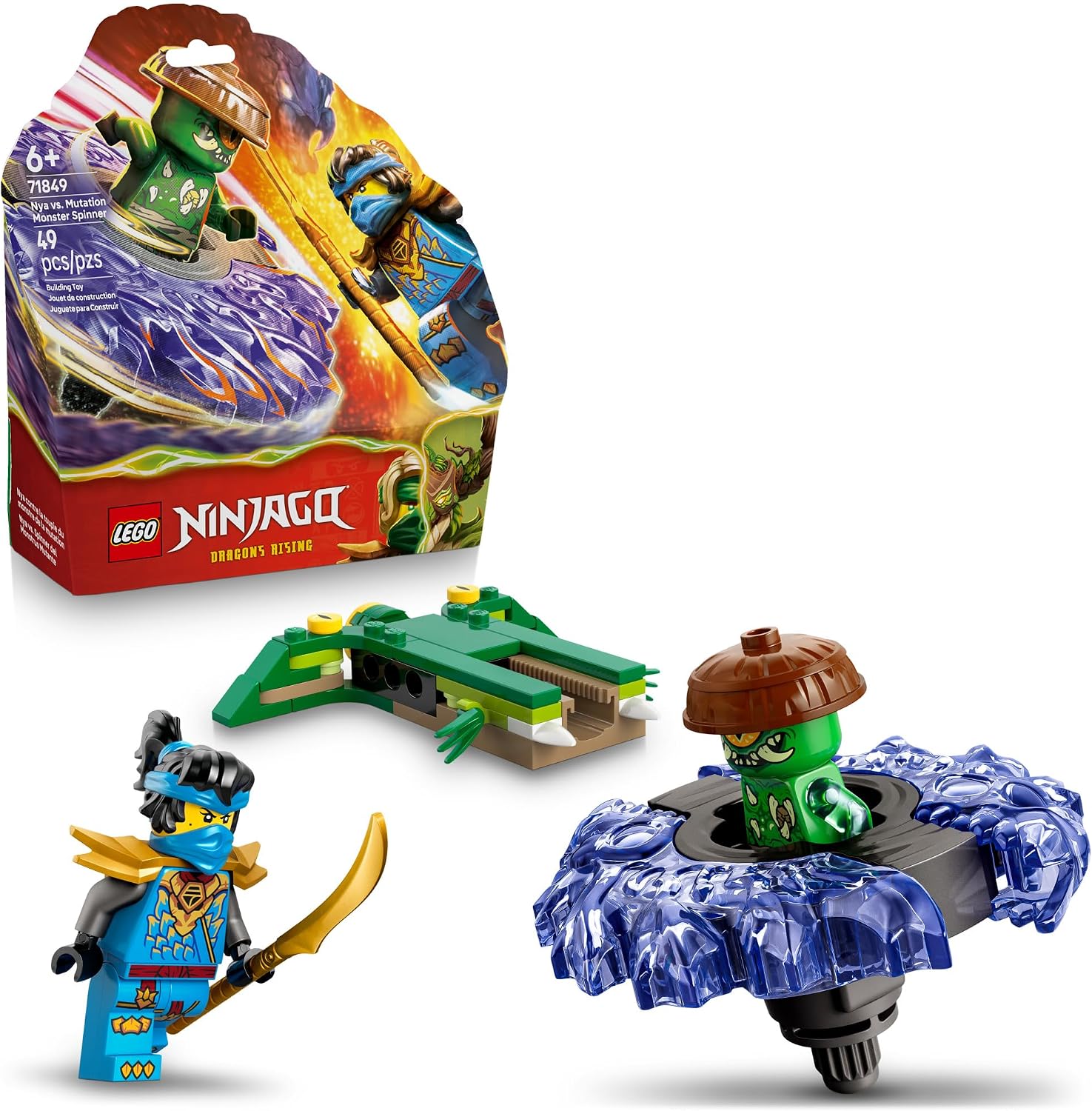 LEGO NINJAGO Nya vs. Girador de Monstro Mutante - Brinquedo 71849