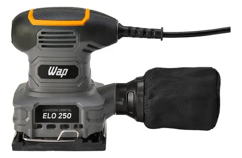 Lixadeira Orbital Wap Elo 250 FW008918 250W 127V Cinza Amarelo Preto