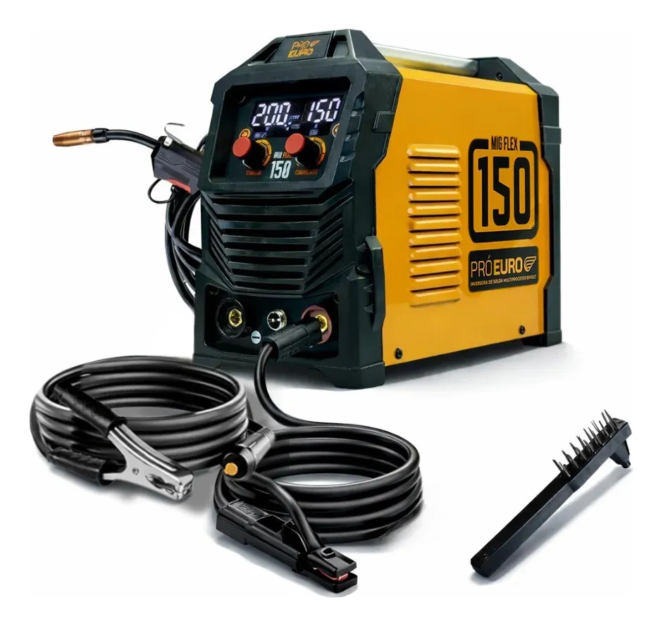 Máquina de Solda Multiprocesso MIG Flex 150A Pró Euro Bivolt