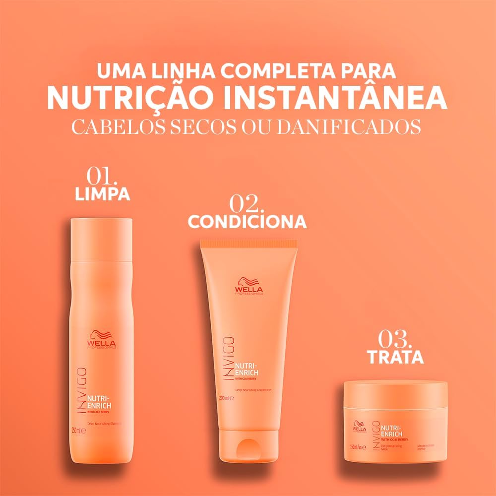 Máscara de Tratamento Wella Professionals Invigo Nutri-Enrich 500 ml — foto 7
