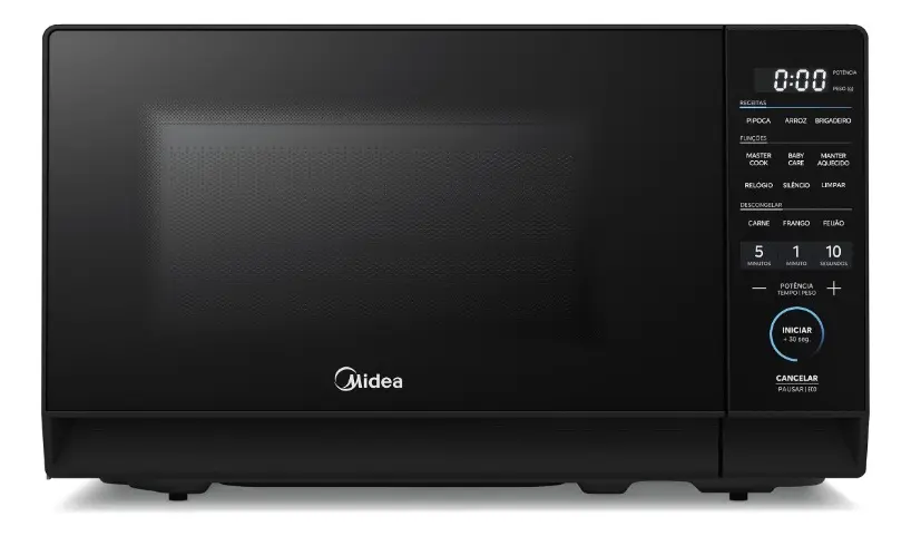 Micro-ondas Midea MasterCook 20L Preto Bivolt 110V/220V