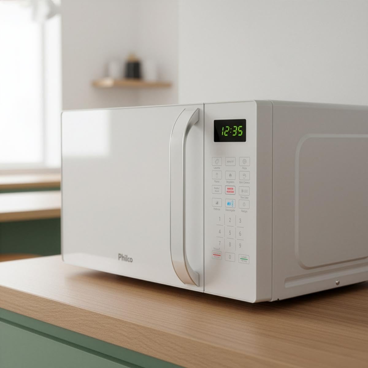Micro-ondas Philco PMO23B 20L Branco 110V — foto 2