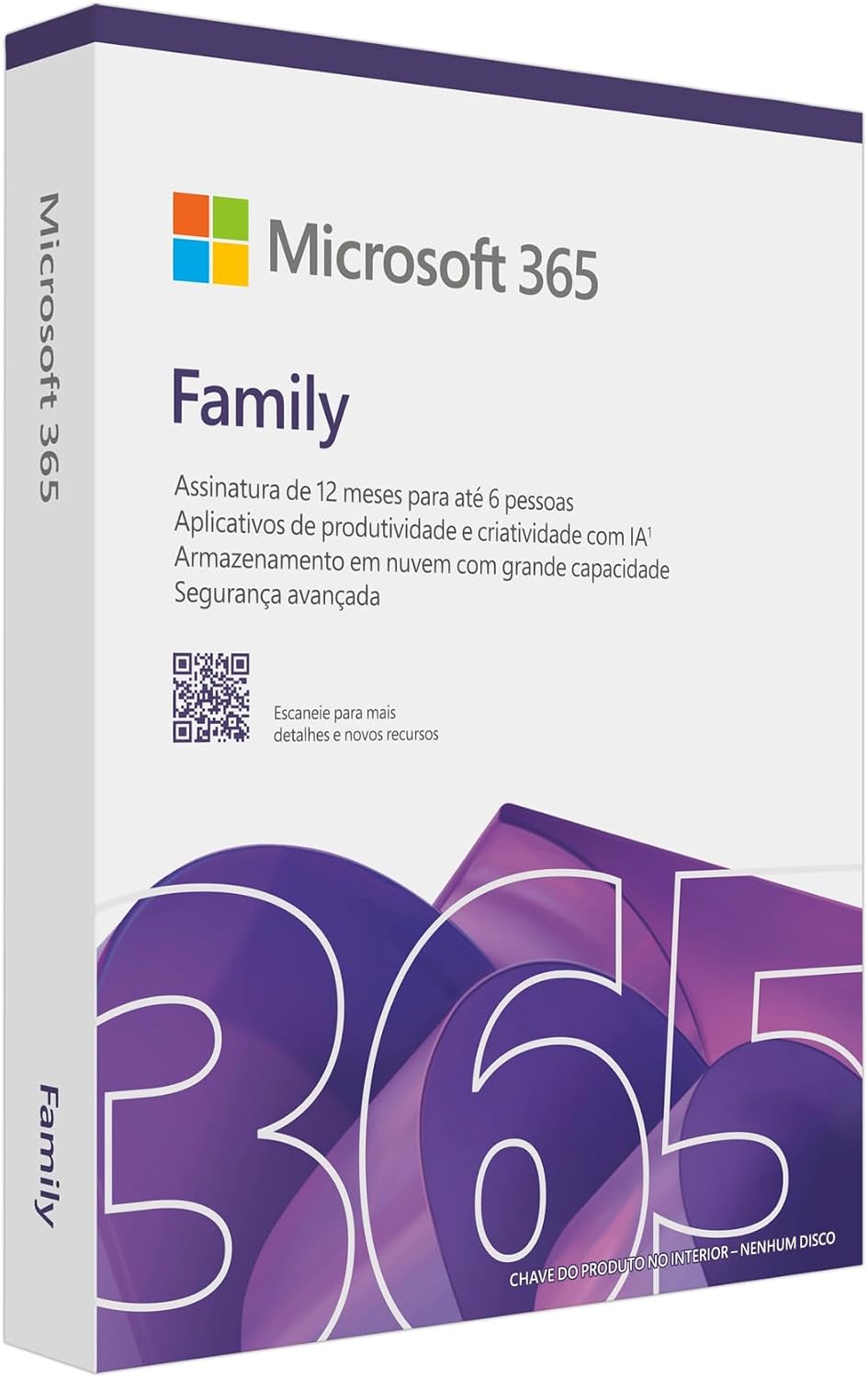 Microsoft 365 Family - Assinatura para até 6 Pessoas com 1TB de Armazenamento em Nuvem por Pessoa