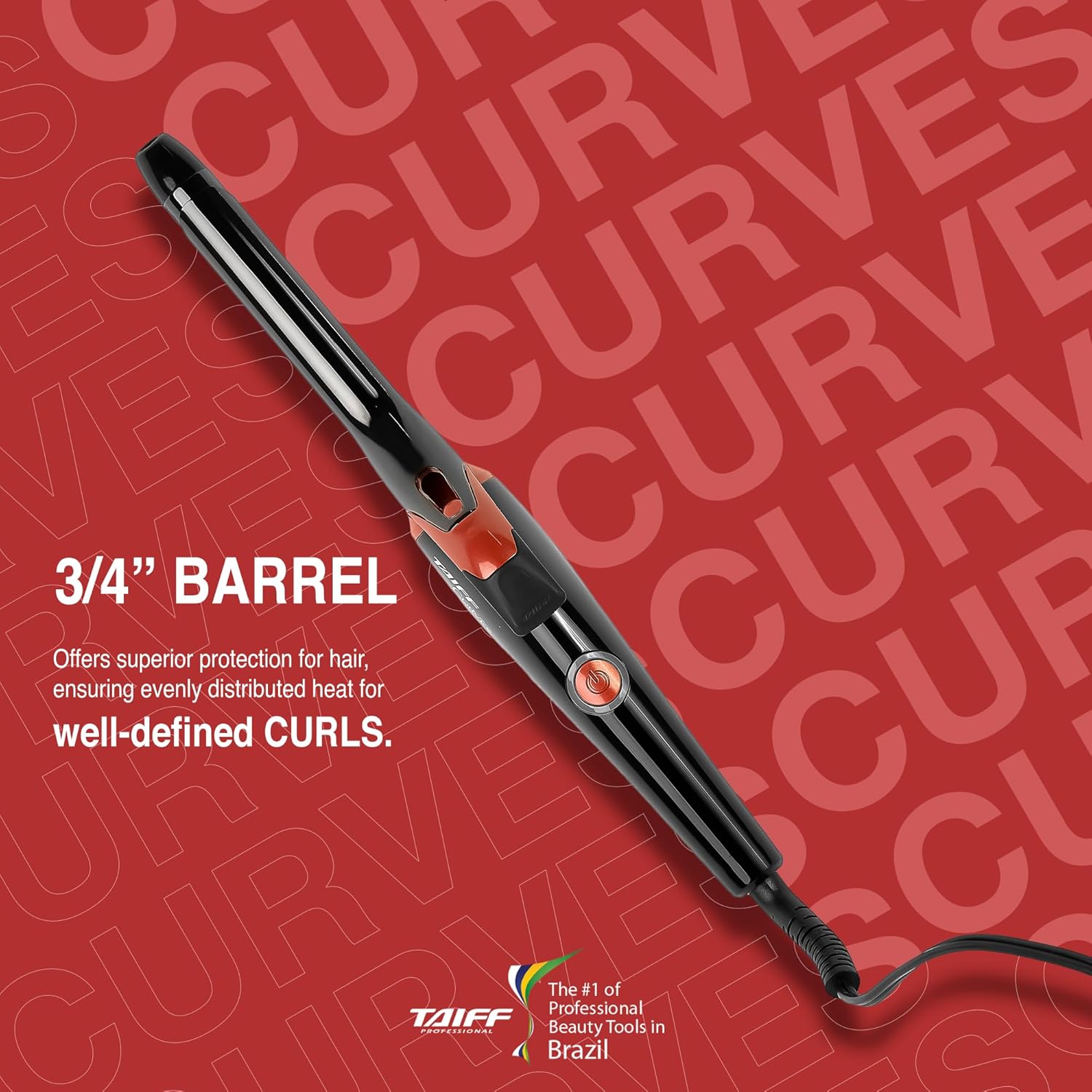 Modelador de Cachos Taiff 19mm Cerâmico 210ºC — foto 2
