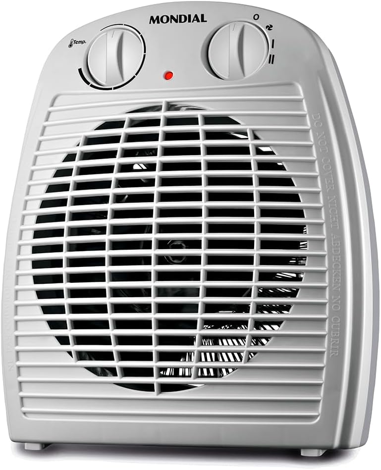 Mondial Aquecedor A Ar A-08 1500W 110V Cinza/Branco