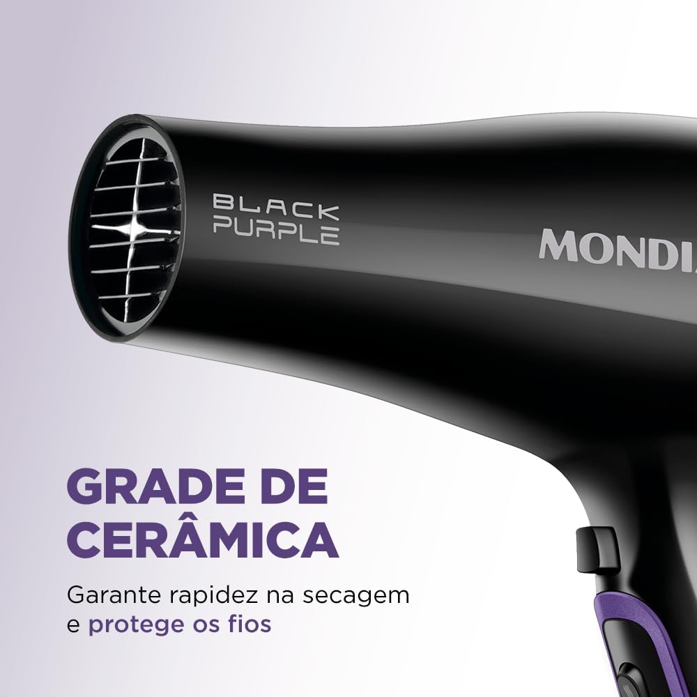 MONDIAL Secador de Cabelos SCN-01 Preto 2000W 220V — foto 5