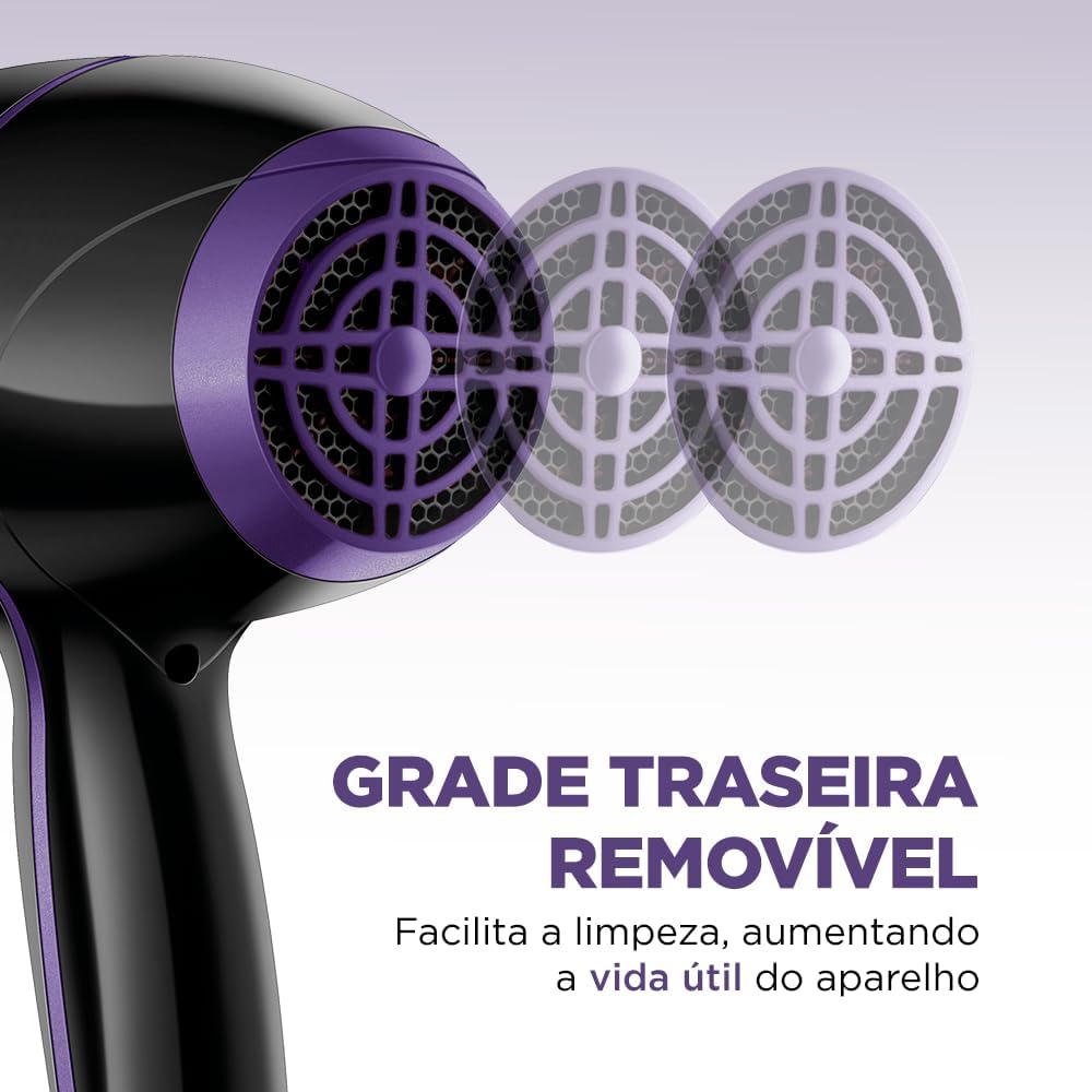 MONDIAL Secador de Cabelos SCN-01 Preto 2000W 220V — foto 6
