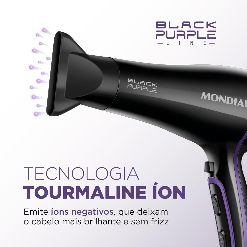 MONDIAL Secador de Cabelos SCN-01 Preto 2000W 220V — foto 2
