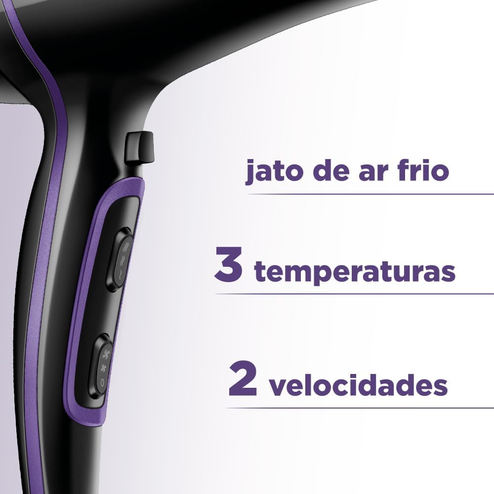 MONDIAL Secador de Cabelos SCN-01 Preto 2000W 220V — foto 4