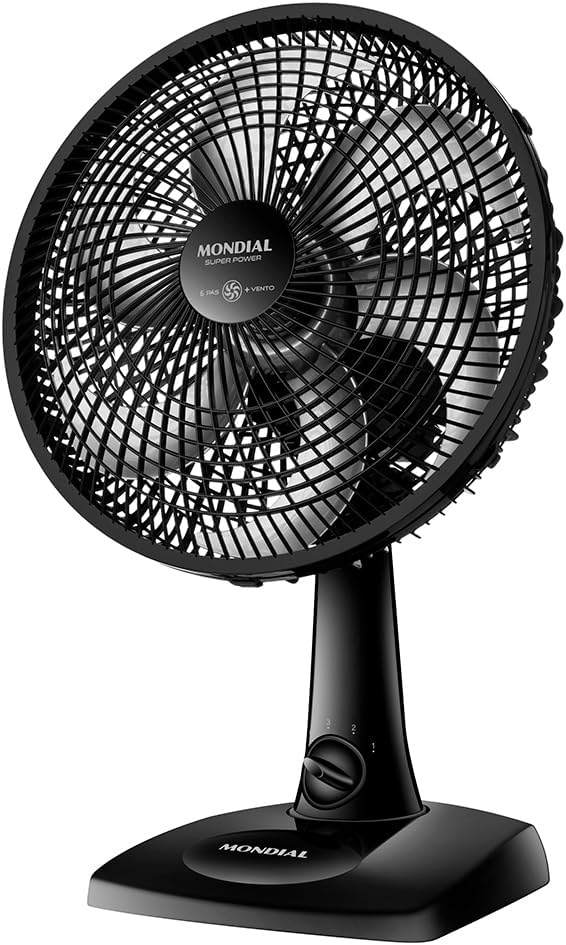 Mondial Ventilador de Mesa 30cm Super Power VSP-30-B Preto 60W 220V