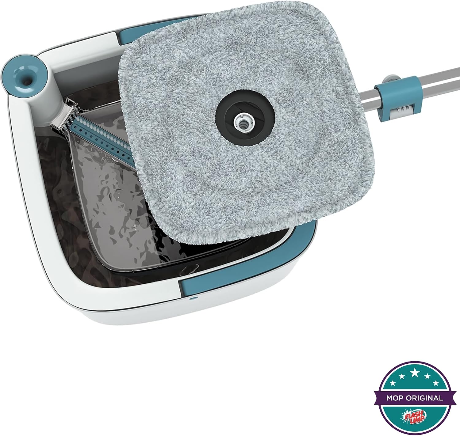 Mop Giratório Água Limpa com Alças Flexíveis - Flash Limp — foto 4