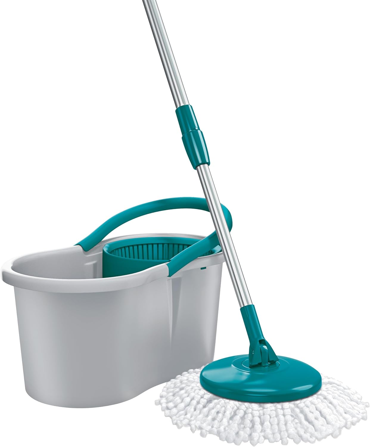 Mop Giratório Flash Limp com Balde e Sistema de Centrifugação