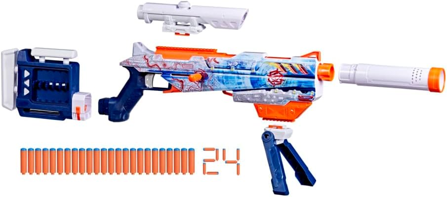 Nerf Loadout Arctic Zerostriker Lançador com 4 Acessórios — foto 5