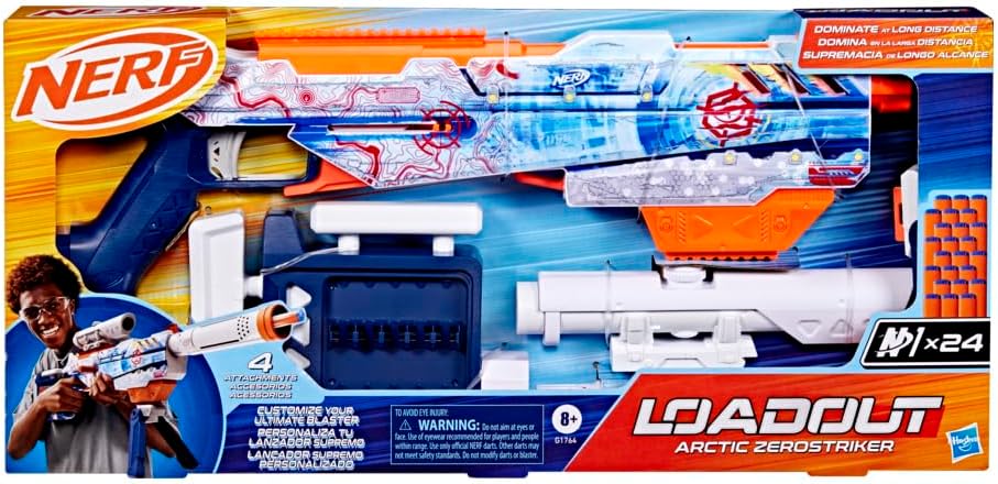 Nerf Loadout Arctic Zerostriker Lançador com 4 Acessórios — foto 2