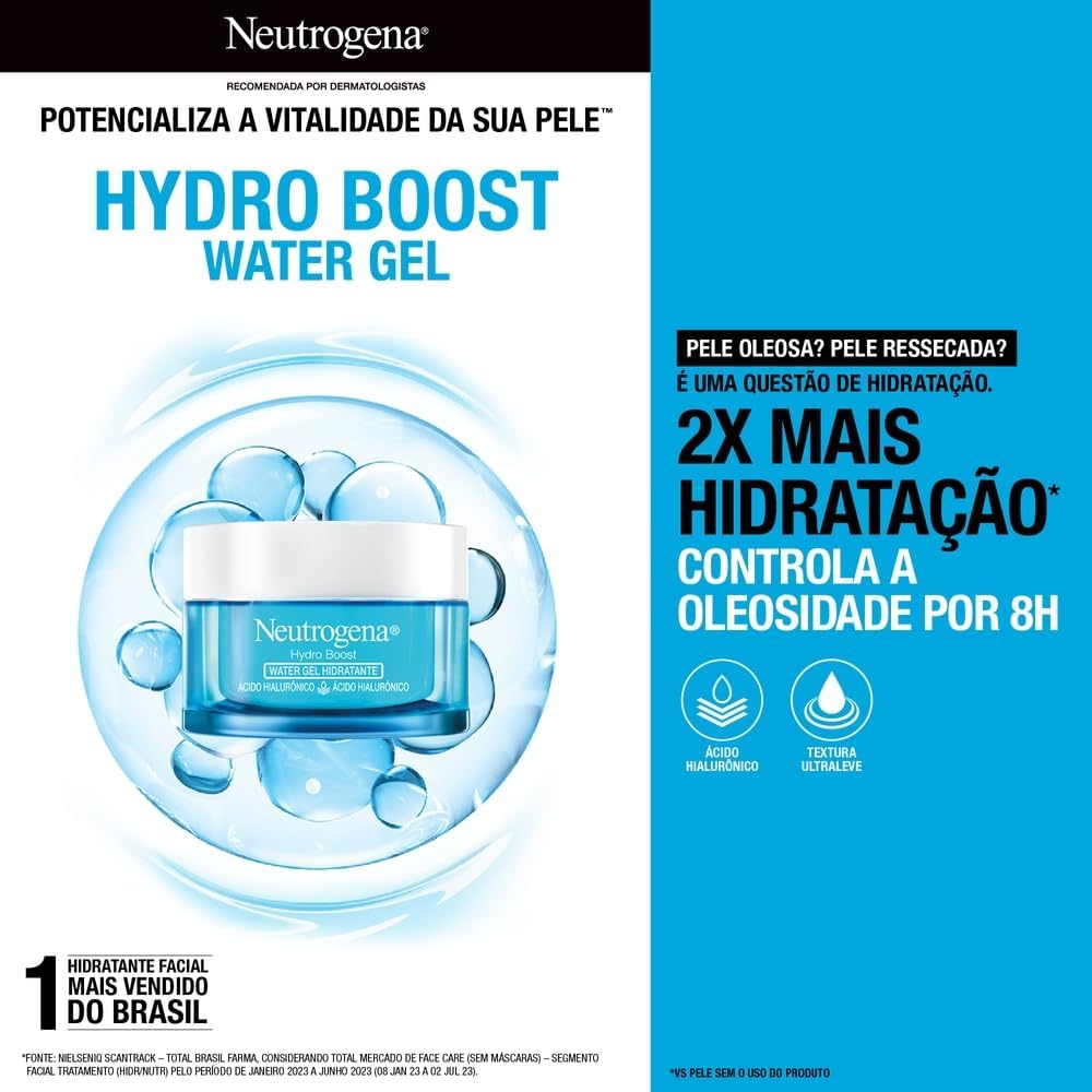 Neutrogena Hidratante Facial Hydro Boost Water Gel 50g — foto 6