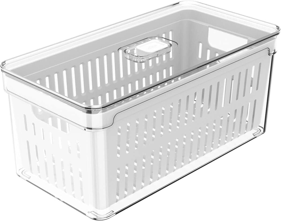 Organizador de Geladeira com Cesto 5L Clear Fresh