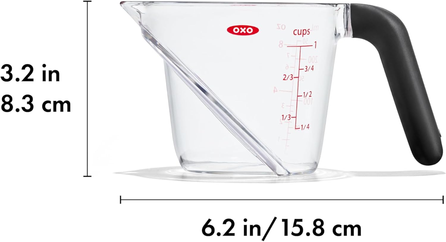 OXO Copo Medidor Angular Good Grips 1 Xícara — foto 6