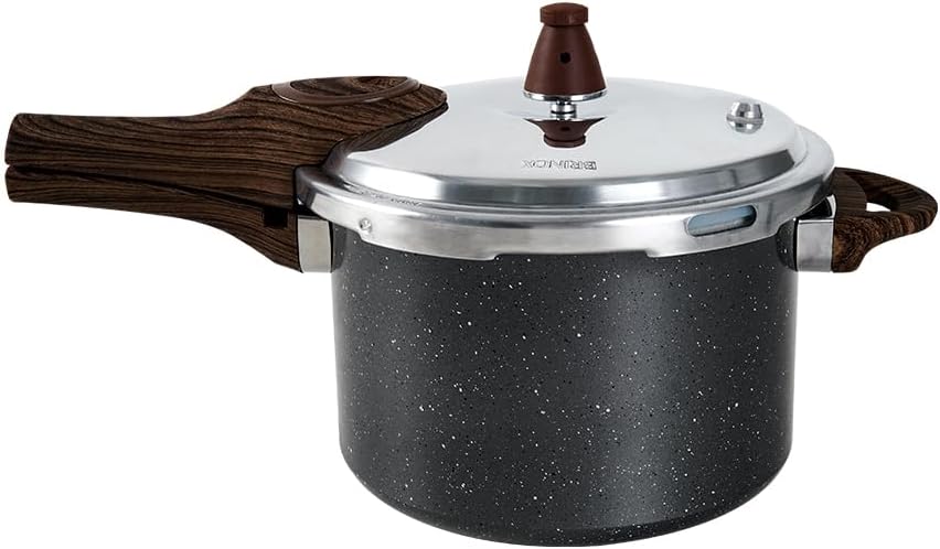Panela de Pressão Brinox Ceramic Life Pressure 6,8L Granito