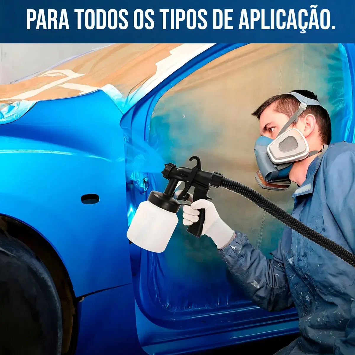 OzzyTools Pistola de Pintura Elétrica Pulverizador 650W — foto 4