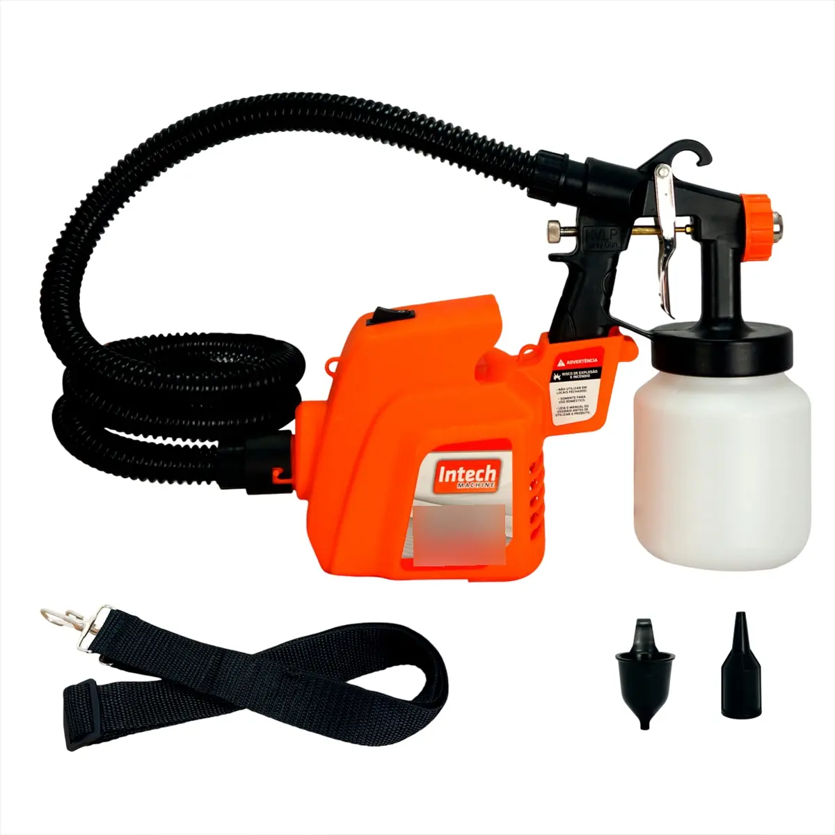 Intech HV500 Pistola de Pintura Elétrica HVLP 450W