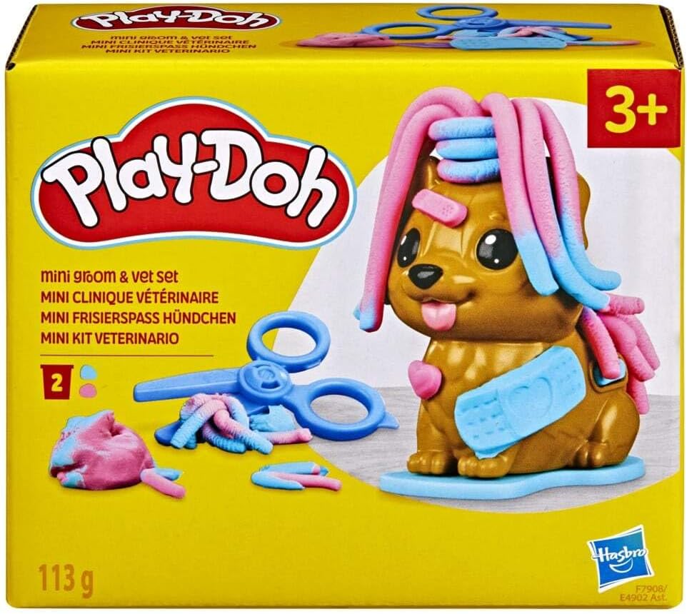 Play-Doh Mini Kit Veterinário com Cãozinho - Brinquedo para Crianças