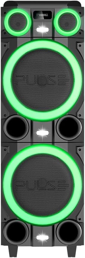 Pulse SP518 Torre de Som Bluetooth 2000W RMS Bivolt Preto