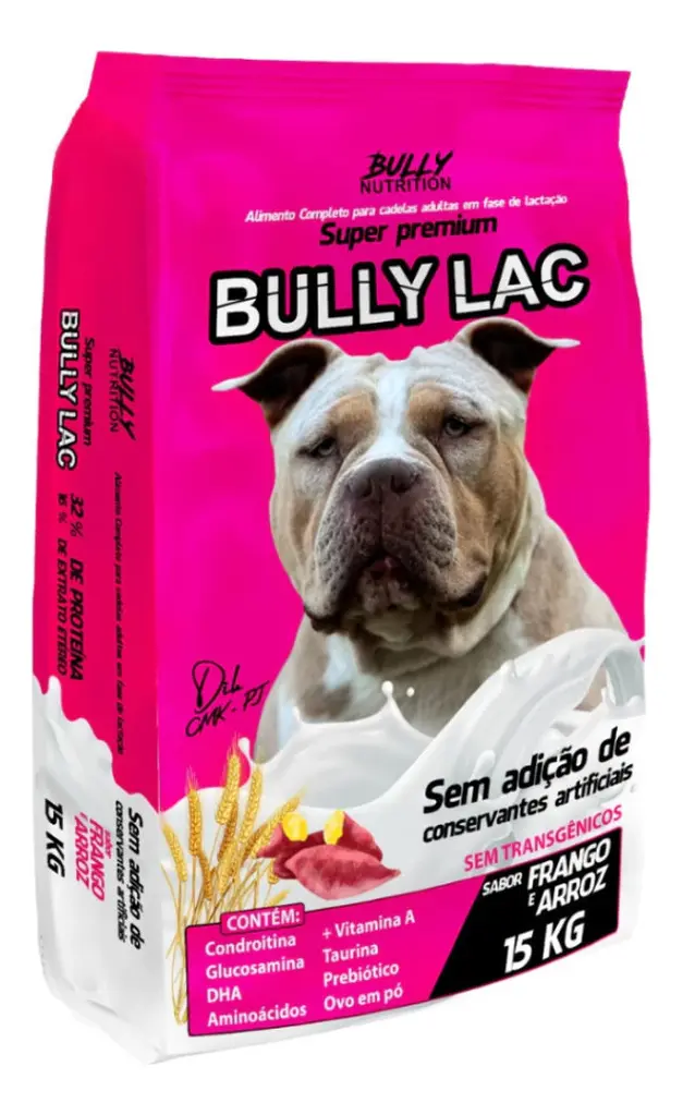 Ração Bully Lac 15kg e Suplemento Bully Protein 1,2kg - Nutrição para Cadelas em Lactação — foto 4