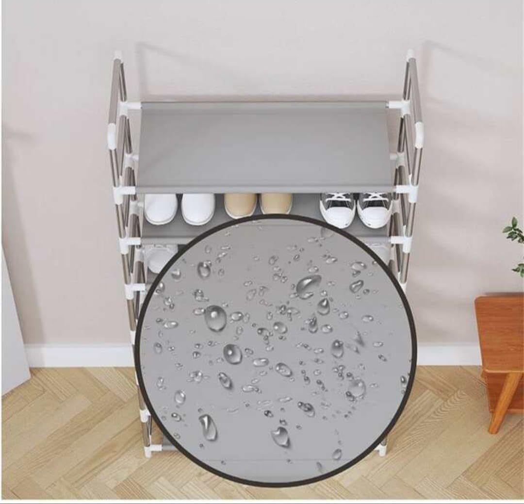 Sapateira Vertical Luxo Aço Inox 9 Prateleiras para 27 Pares — foto 7