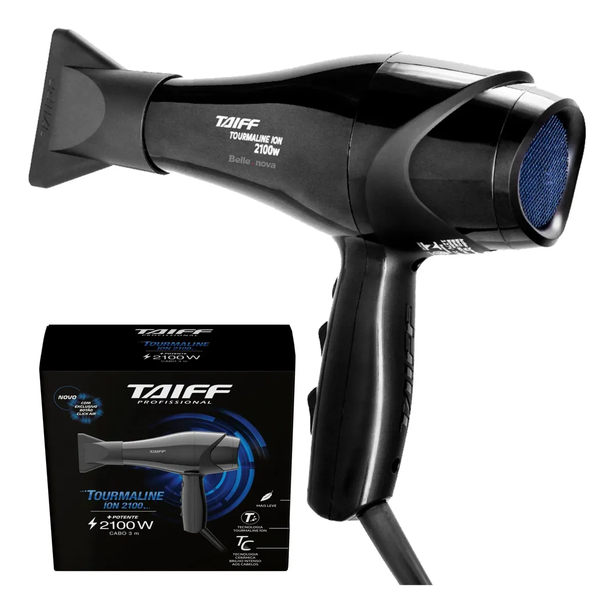 Secador de Cabelo Taiff New Tourmaline 2100W