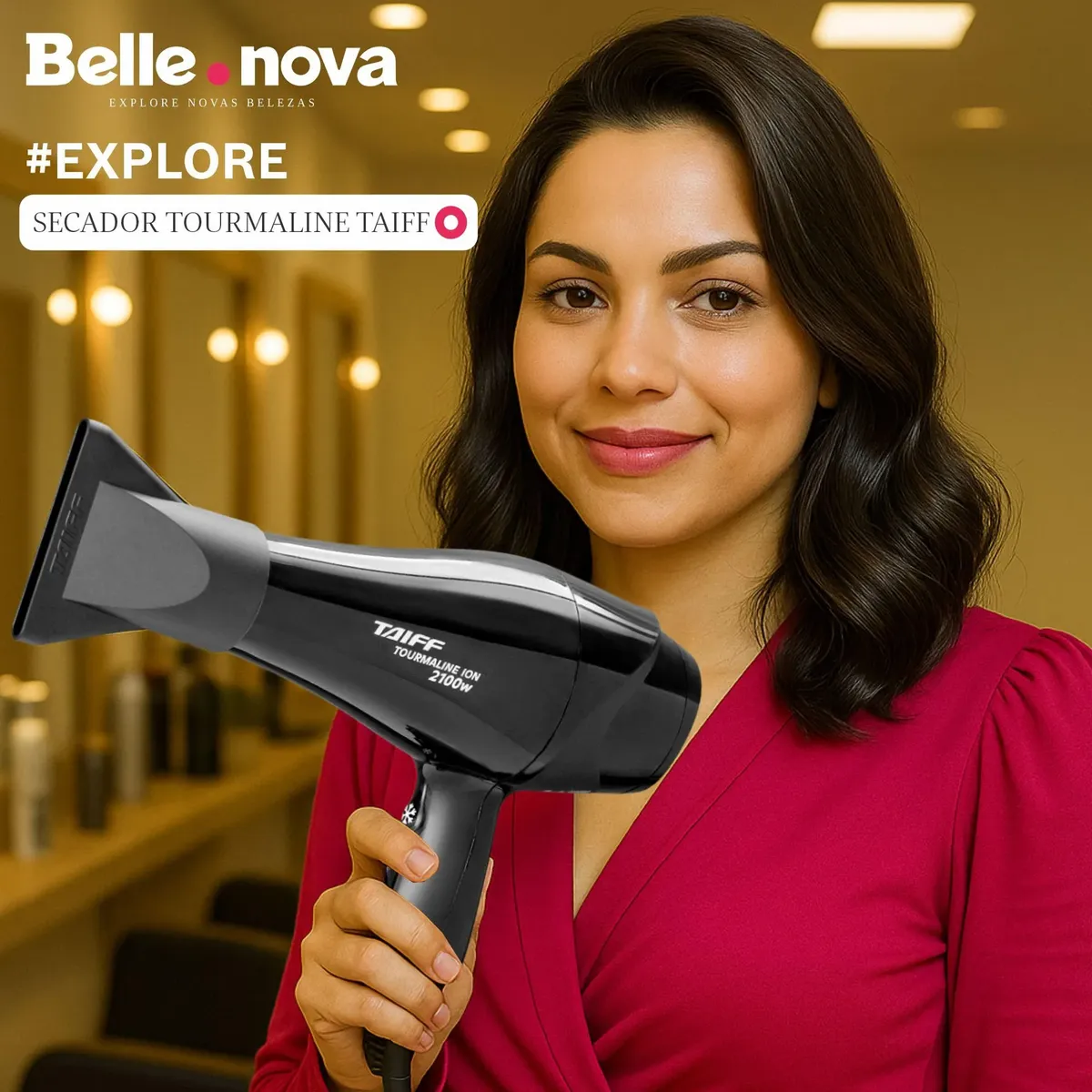 Secador de Cabelo Taiff New Tourmaline 2100W — foto 2