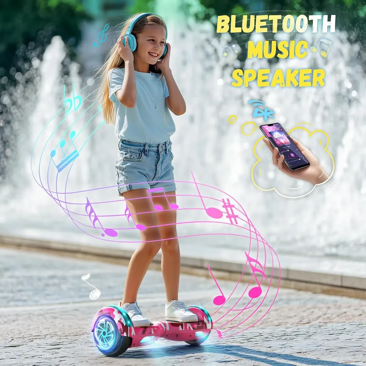 Hoverboard Elétrico Balance 6,5" Bluetooth - Alta Performance — foto 4