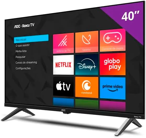 Smart TV AOC Roku TV DLED Full HD 40S5045/78G 40" - Bivolt