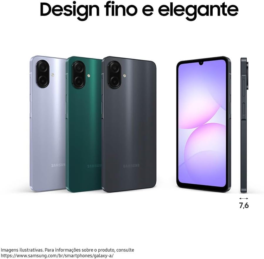 Smartphone Samsung Galaxy A07 256GB 8GB RAM Câmera Dupla 50MP — foto 7