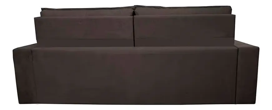 Sofá 3 Lugares Cama Inbox Belém Retrátil/Reclinável Suede Velusoft — foto 4