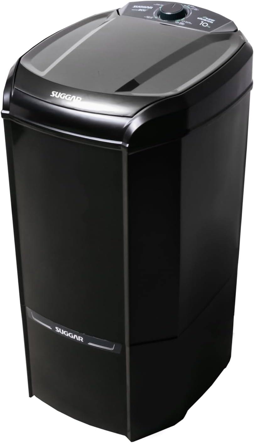 Suggar Lavadora de Roupas Lavamax Eco 10kg 110V Preta LE1021PT