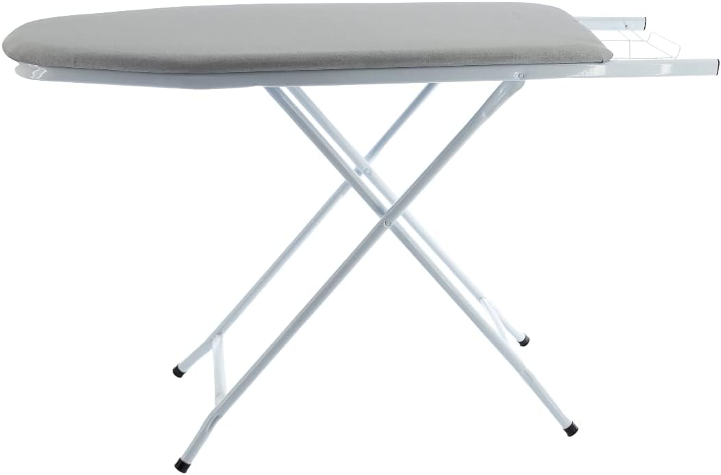 Tábua de Passar Roupa Aço Tubular com Suporte para Ferro 105x34cm