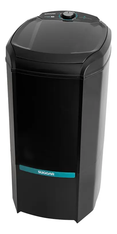 Tanquinho Lavamax Eco Suggar 10kg Preto Bivolt 110V/220V — foto 2