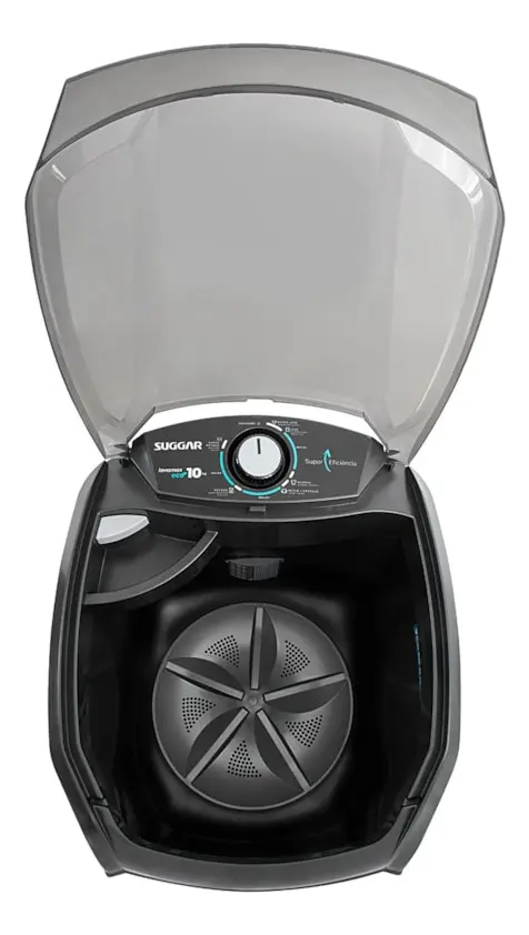 Tanquinho Lavamax Eco Suggar 10kg Preto Bivolt 110V/220V — foto 3