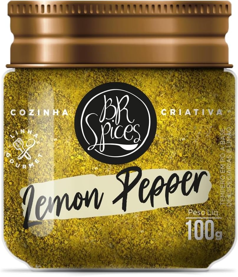 Tempero Lemon Pepper Br Spices 100g