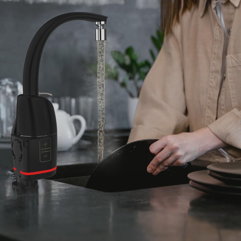 Torneira Eletrônica Prima Touch Black 5500W 220V — foto 6