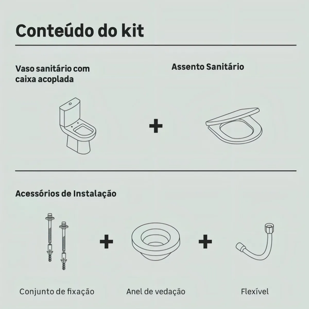 Vaso Sanitário Celite Elite Branco com Caixa Acoplada — foto 4